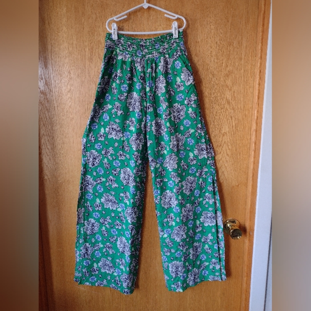 Unsubscribed Poplin Wide Leg Palazzo Pants Size Small